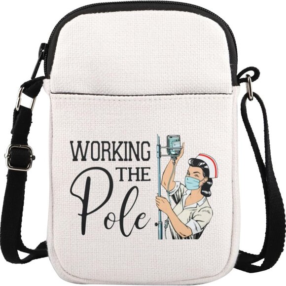 High-Quality Canvas Crossbody Bag for Nurses - Ideal Gift for Any Occasion - Picture 1 of 7